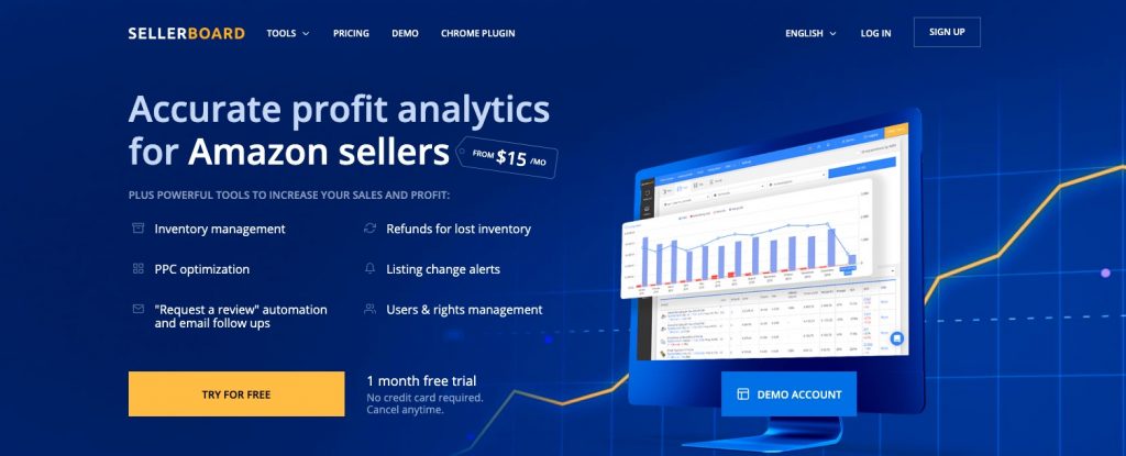 SellerBoard Profit Analytics For Amazon Sellers