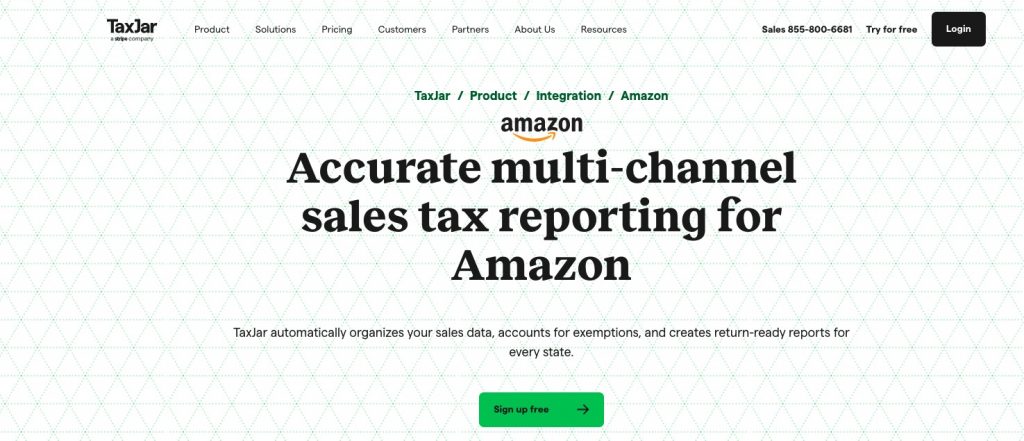 TaxJar Amazon Sales and Tax reporting