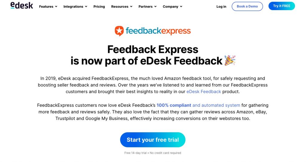 Feedback Express Now Edesk
