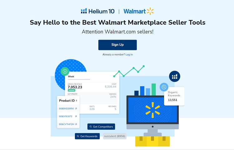 What is Helium 10 Walmart?