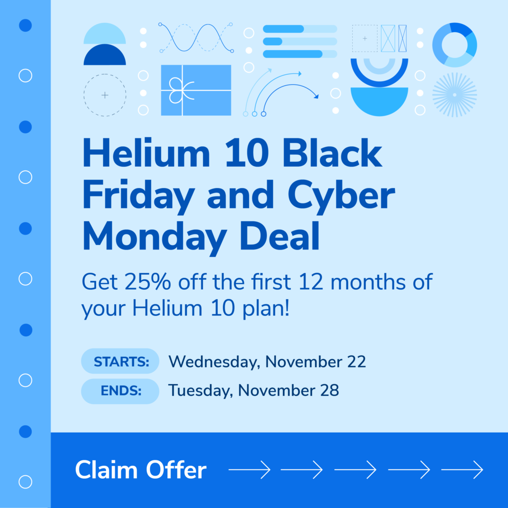 Helium 10 Black Friday 2023