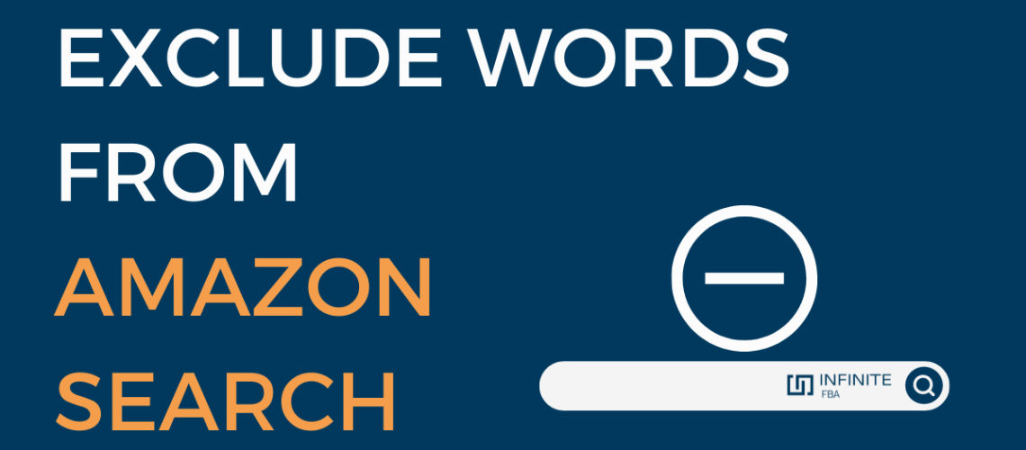 How to exclude words from amazon search