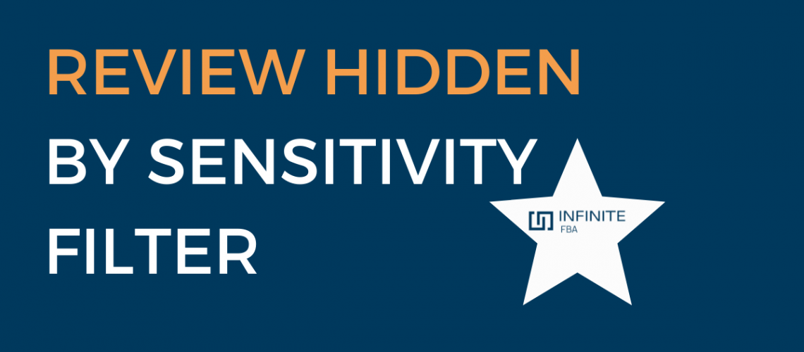 Review hidden by sensitivity filter